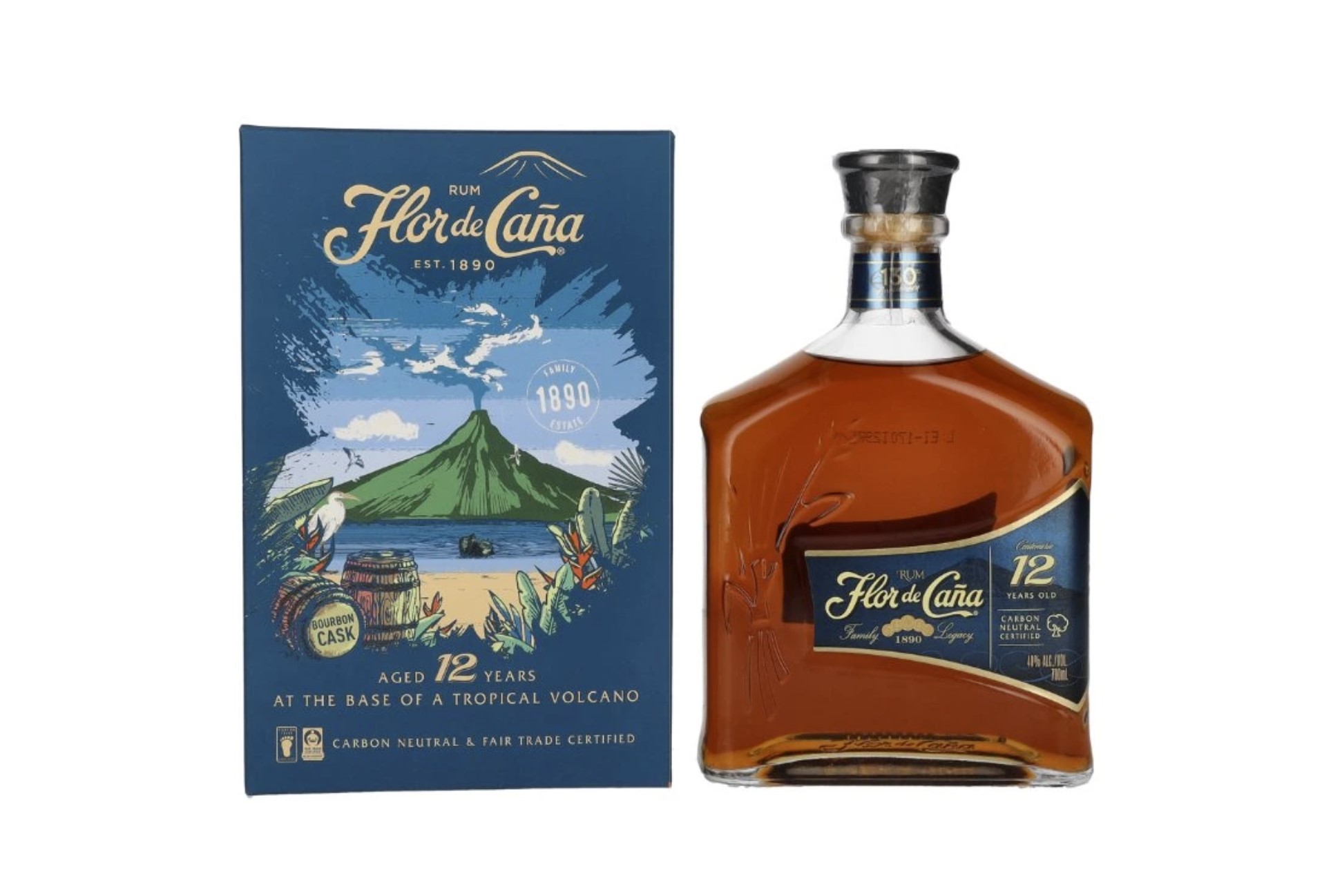 Rum Flor de Caňa 40% 12YO 0,7l